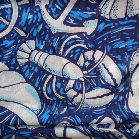 Vera Bradley SHORE ENOUGH Soft Fringe Scarf Wrap Coastal Tropical Sea Beach - Picture 11 of 11